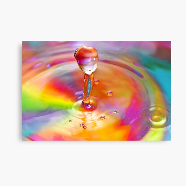 Drop of a rainbow Metal Print