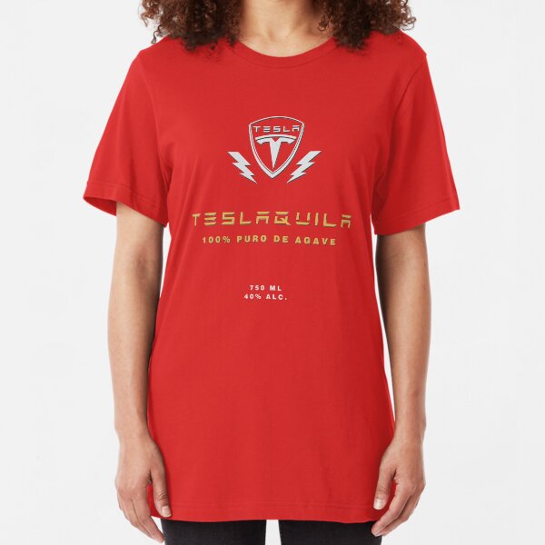 THE TESLAQUILA Slim Fit T-Shirt