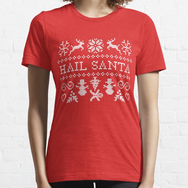 ghost hail santa sweater