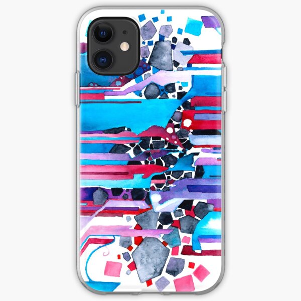 Everything Has An Edge - Watercolor Painting iPhone Soft Case