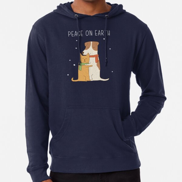 peace on earth Lightweight Hoodie