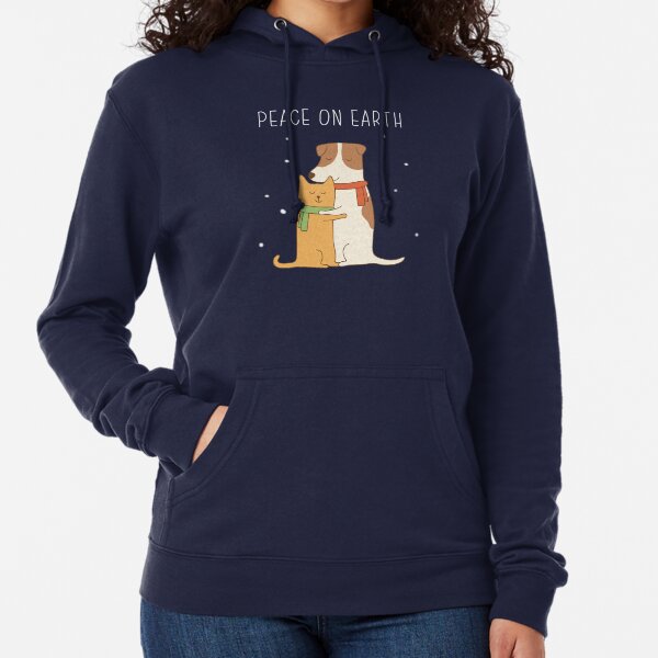 peace on earth Lightweight Hoodie
