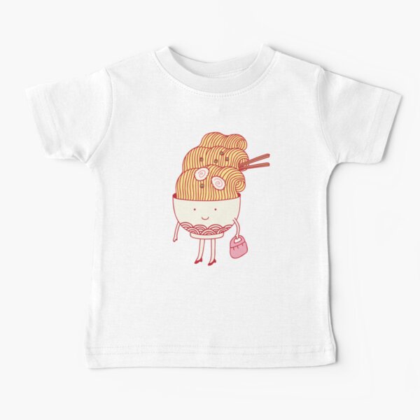 Kkidj Ooii Birthday Day Baby Girls Toddlers Sweet Ramen Short-Sleeves T Shirt 