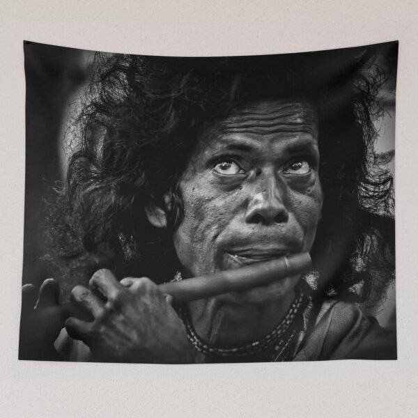 Item preview, An Indian street flute player designed and sold by Sagar Lahiri.