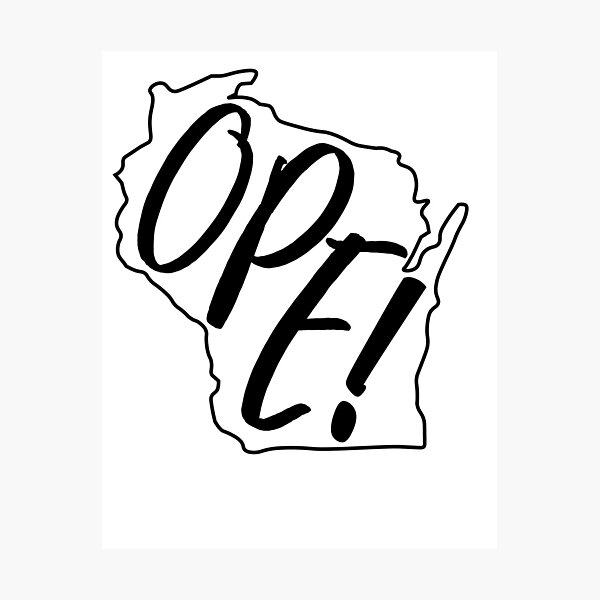 Ope- Wisconsin Photographic Print