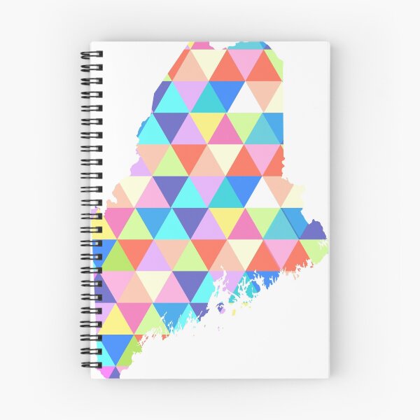 Item preview, Maine Colorful Hipster Geometric Triangles  designed and sold by CorrieJacobs.