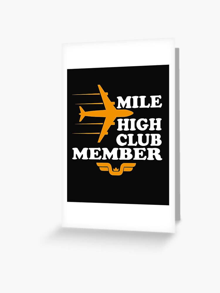 Mile High Anxiety Club Black Decal