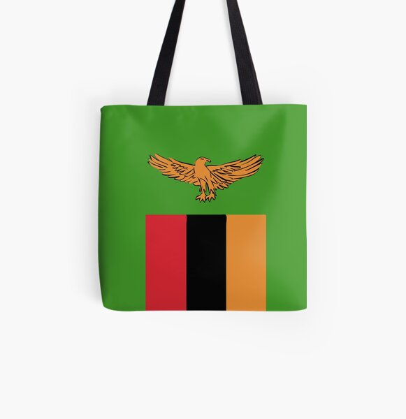 Zambia flag emblem All Over Print Tote Bag