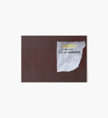 My Cat Ate My Homework Graph Paper Notebook | Journal | Art Board