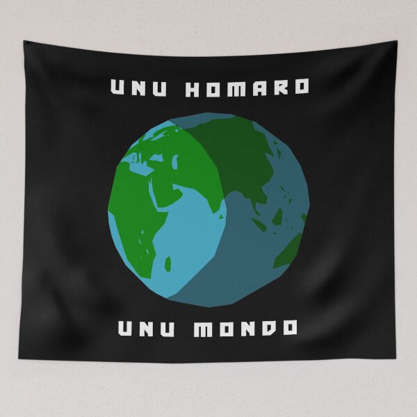 Item preview, Unu Homaro, Unu Mondo - One Humanity, One World in Esperanto designed and sold by jonizaak.