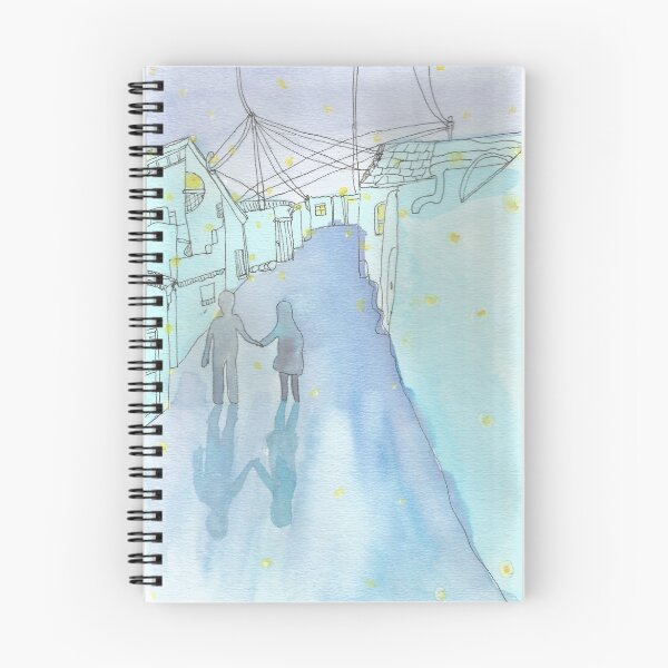 Item preview, Night couple watercolor designed and sold by FEMstuff.