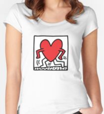 keith haring Women's Fitted Scoop T-Shirt