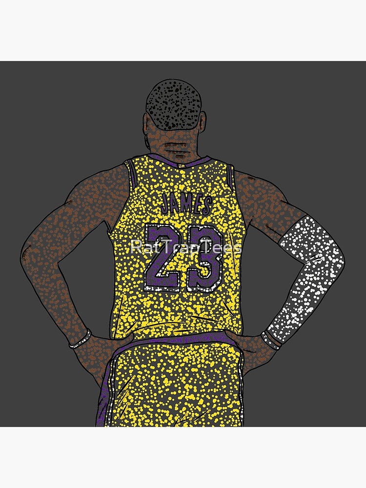 LeBron James Dot Art Kids T-Shirt for Sale by RatTrapTees