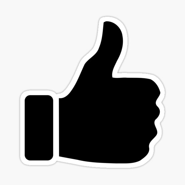 Facebook Thumbs Up Stickers Redbubble