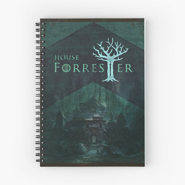 Item preview, House Forrester Woodblock Poster designed and sold by dfh15.