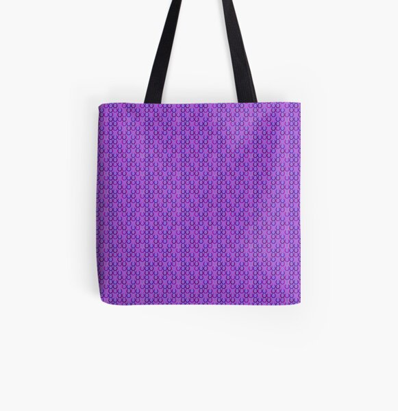 Horseshoes purple All Over Print Tote Bag