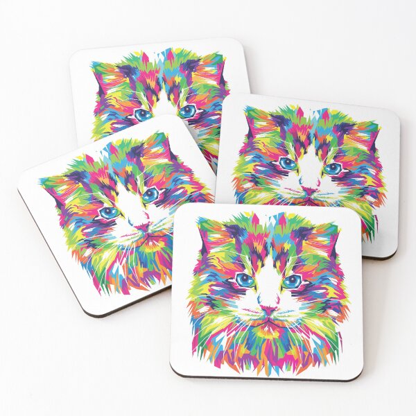Item preview, Colorful Cat designed and sold by FotoArtist.