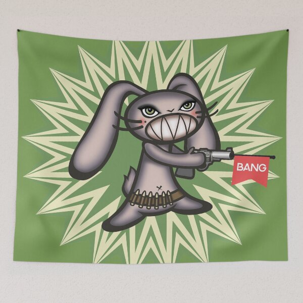 Item preview, Bang rabit designed and sold by Miss-Cactus-Art.