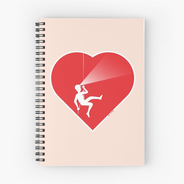 Item preview, Courageous speleologist exploring inner heart designed and sold by Zoo-co.