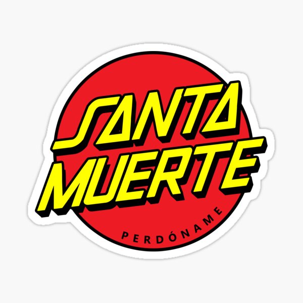 Santa Muerte | Perdoname Pegatina