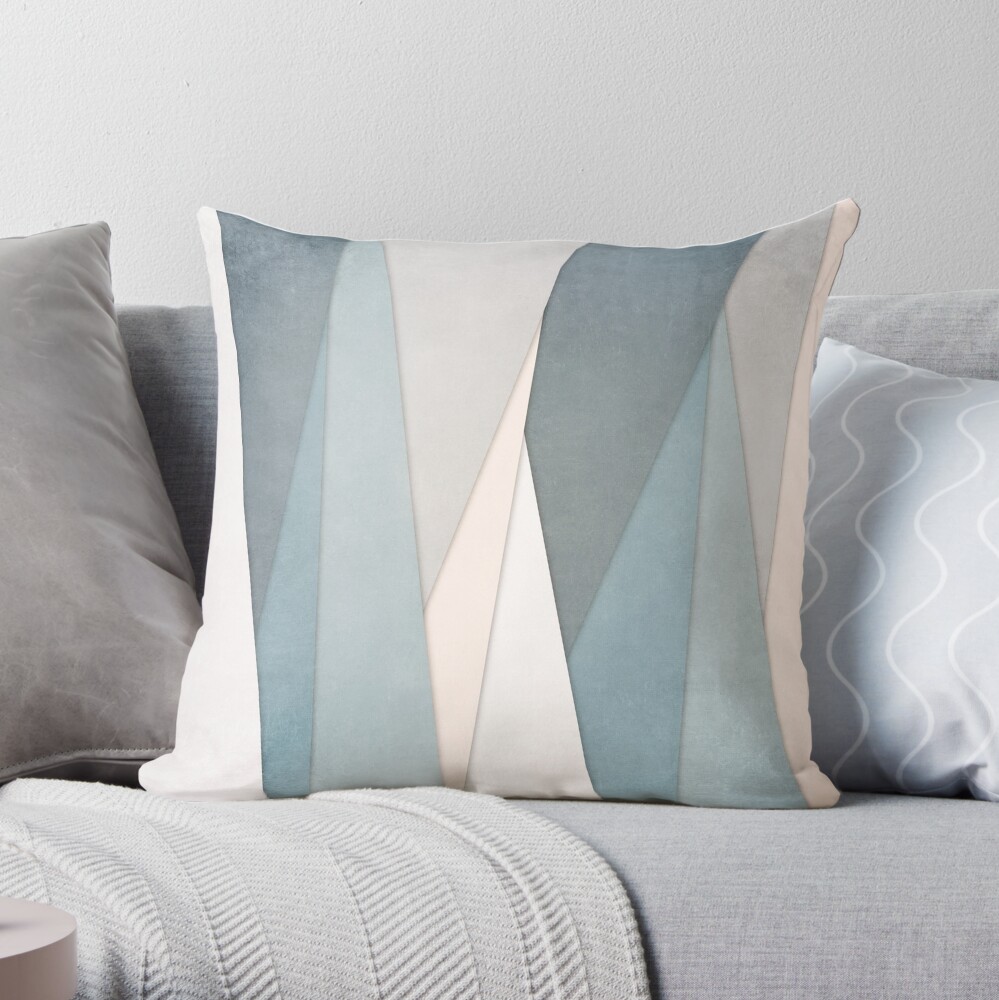 Textured Layers Throw Pillow
