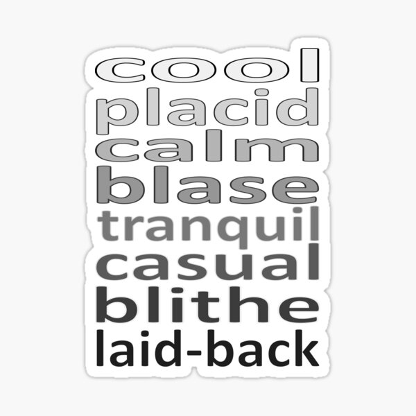 Cool - Words Sticker