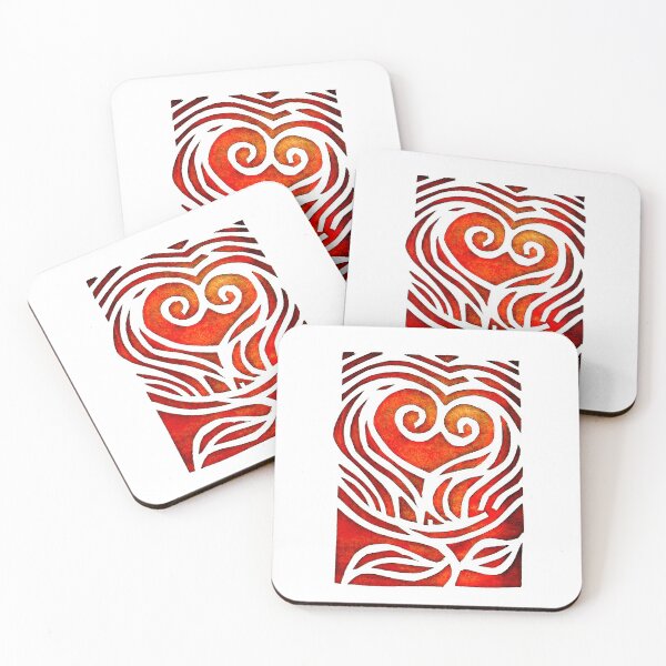 Item preview, papercut 06 red heart rose designed and sold by extramuros-cf.