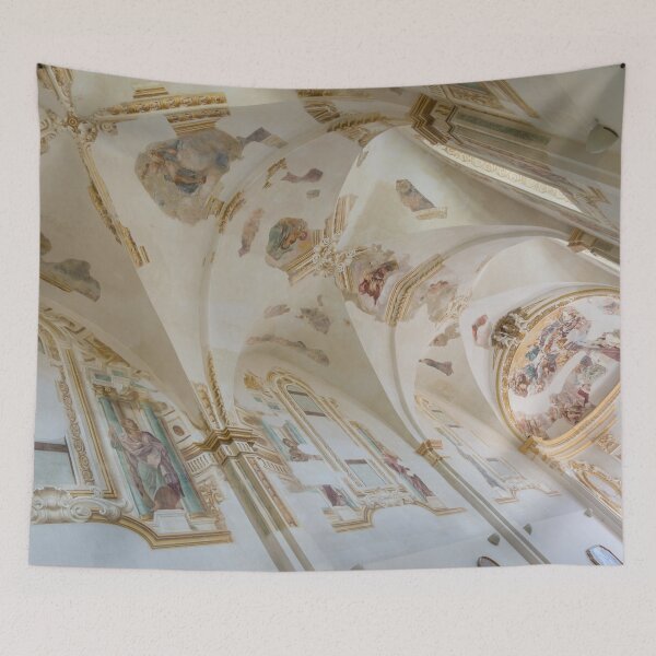 Item preview, Ravages of Time - the Faded Beauty of an Elegant Church on Capri Island  designed and sold by Georgia Mizuleva.