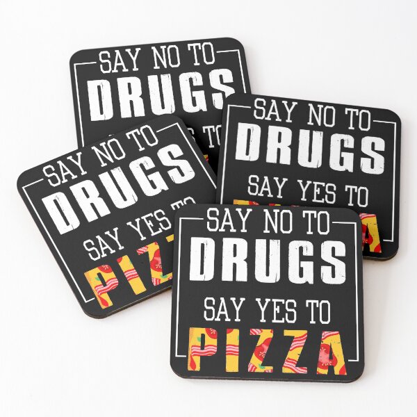 Item preview, Say No To Drugs, Say Yes To Pizza - Funny Unisex Design designed and sold by SmartStyle.
