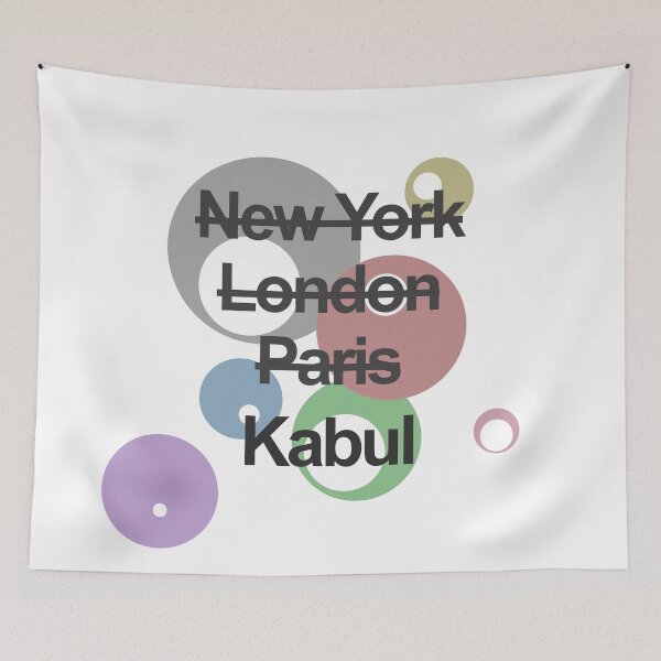 Item preview, Afghanistan Kabul City Text design designed and sold by GetItGiftIt.