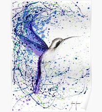 Póster Jardín de colibríes