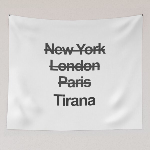 Item preview, Albania Tirana City Text design designed and sold by GetItGiftIt.