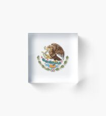 Mexican national shield Acrylic Block