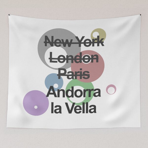 Item preview, Andorra Andorra la Vella City Text design designed and sold by GetItGiftIt.