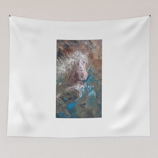 Item preview, White Horse designed and sold by Rebecca Frisbee.