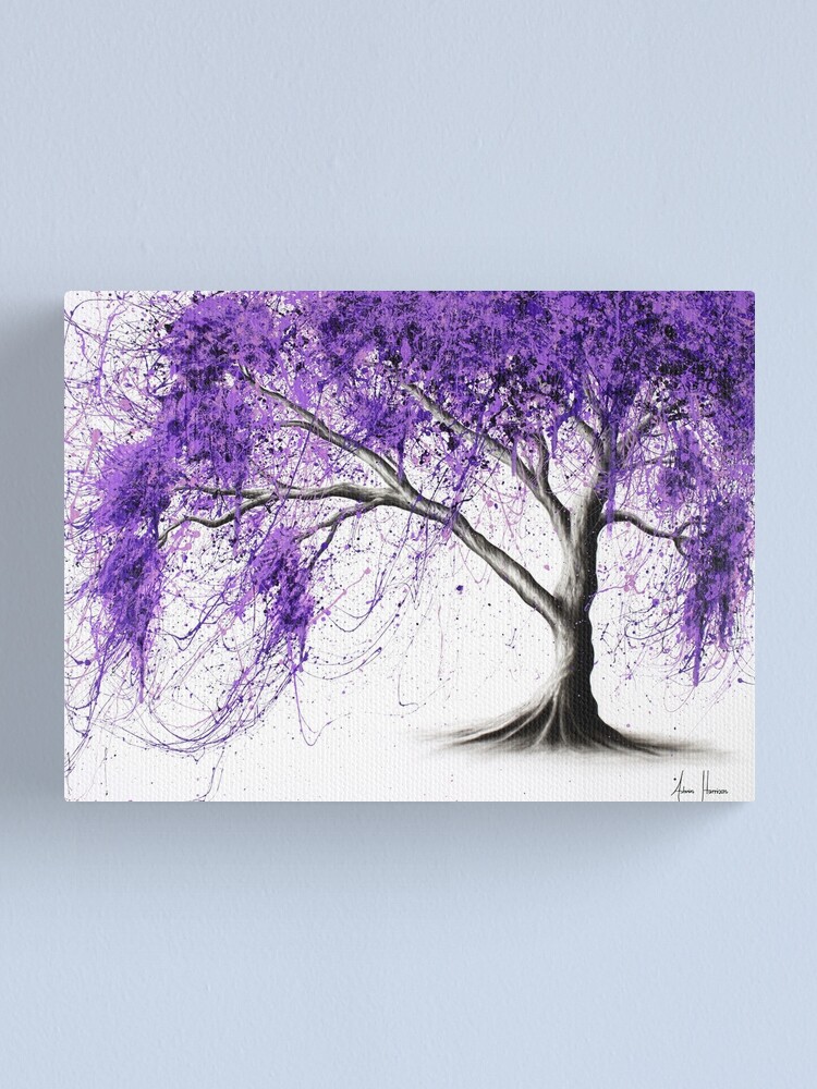 "Purple Tree" Canvas Print for Sale by AshvinHarrison Redbubble