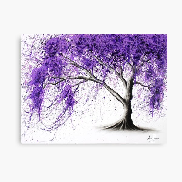 "Purple Tree" Canvas Print for Sale by AshvinHarrison Redbubble