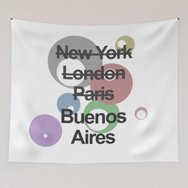Item preview, Argentina Buenos Aires City Text design designed and sold by GetItGiftIt.