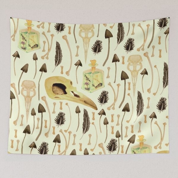 Item preview, Voodoo On Beige designed and sold by wildredhead.
