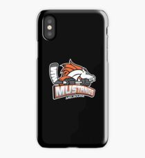 Melbourne Mustangs Classic White Logo iPhone Case/Skin