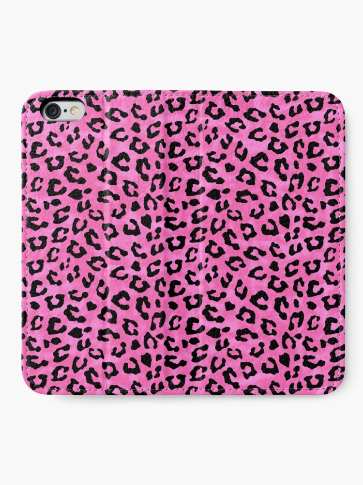 Pink Cheetah Skin Print iPhone Wallet for Sale by ironydesigns