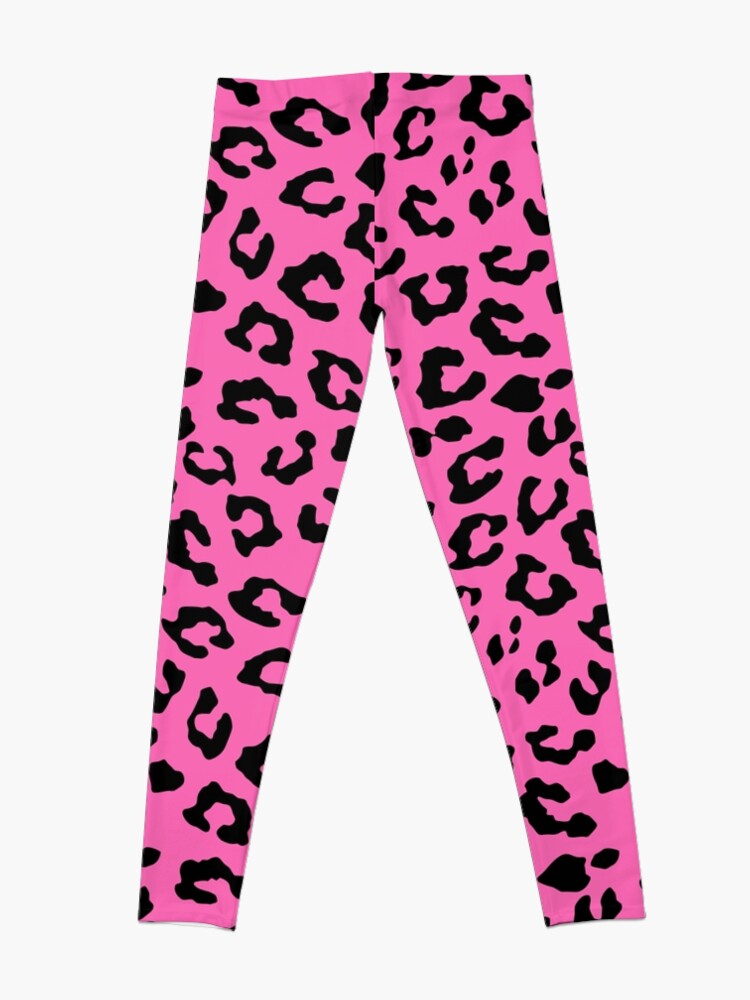 Disover Pink Cheetah Skin Print Leggings