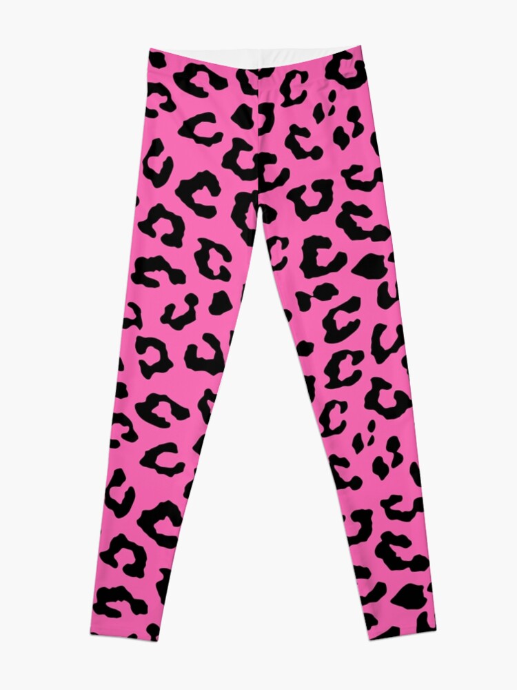 Discover Pink Cheetah Skin Print Leggings