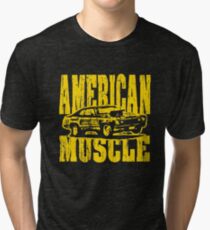american muscle car yank tank americana mopar race hot rod custom Tri-blend T-Shirt