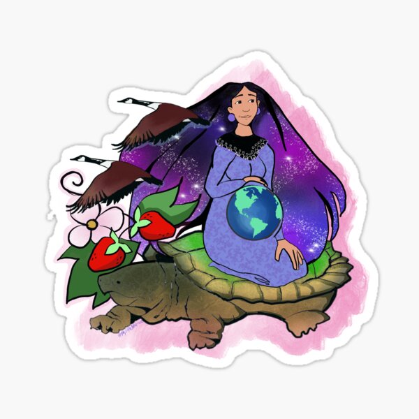 The story of sky women Sticker