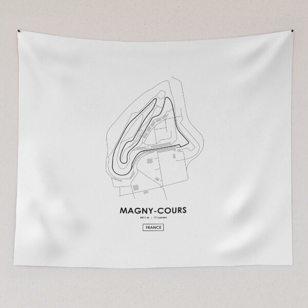 Item preview, Magny Cours - France Track Map designed and sold by andreanastasio.