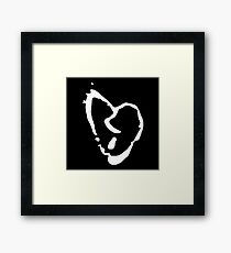 Xxxtentacion broken heart symbol Framed Print