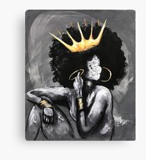 Naturally Queen V Canvas Print