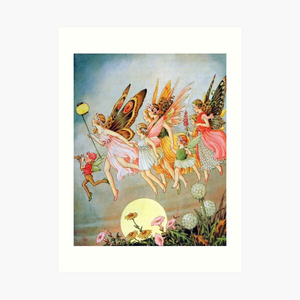 When the Fairies Came - Ida Rentoul Outhwaite Art Print