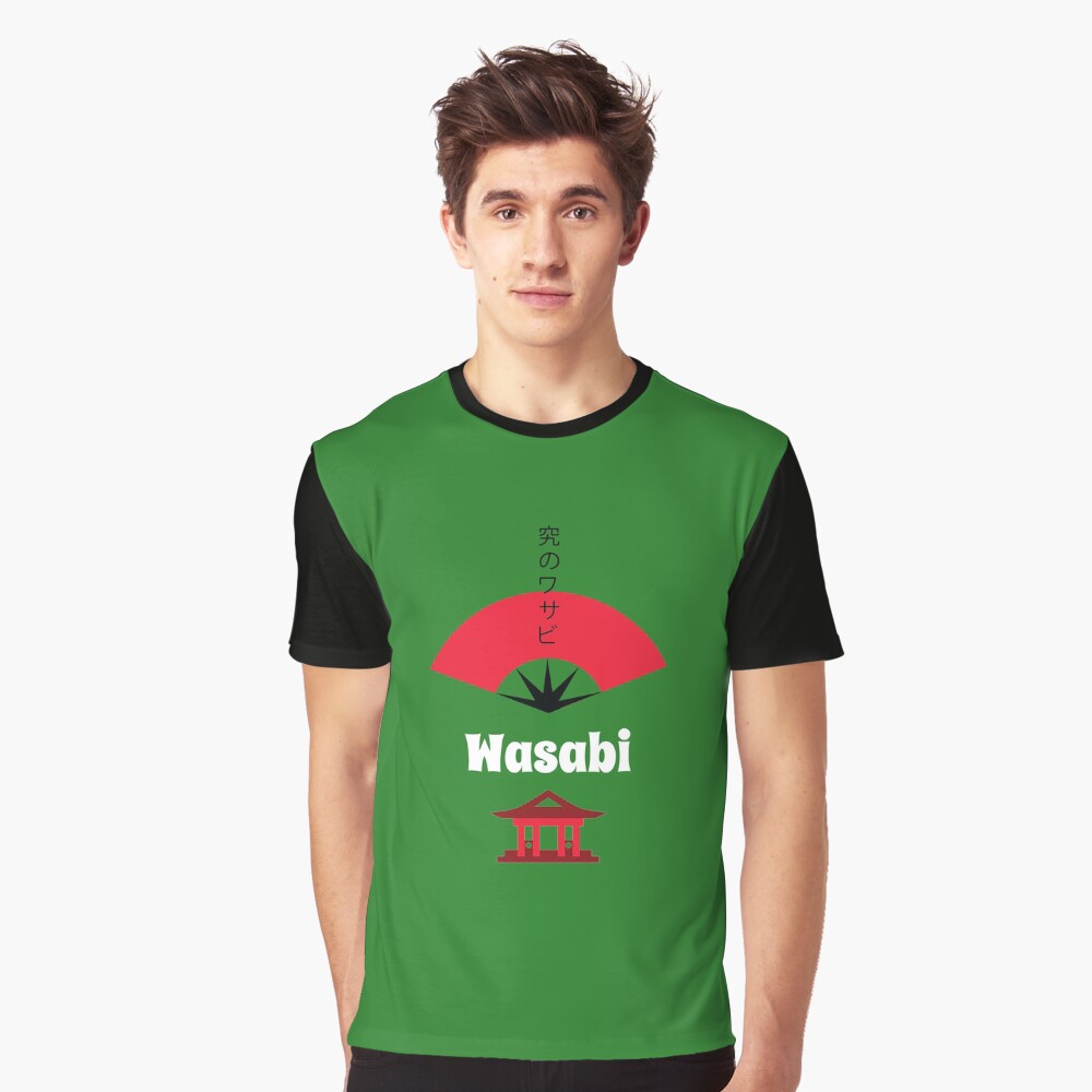 "Wasabi Shirt Wasabi tshirt Wasabi tshirt Japanese Shirt